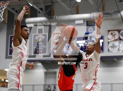 Thumbnail 3 in Lawrence North vs Gary West Side (Sneakers for Santa Shootout) photogallery.
