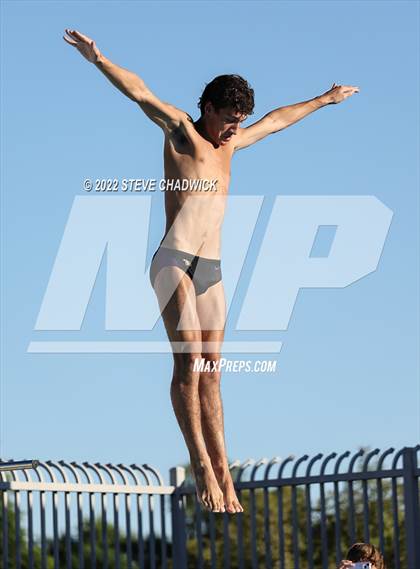 Thumbnail 2 in Gilbert Classical, Morenci & Higley at Williams Field (Boys Dive) photogallery.