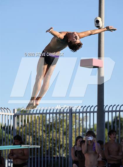 Thumbnail 3 in Gilbert Classical, Morenci & Higley at Williams Field (Boys Dive) photogallery.