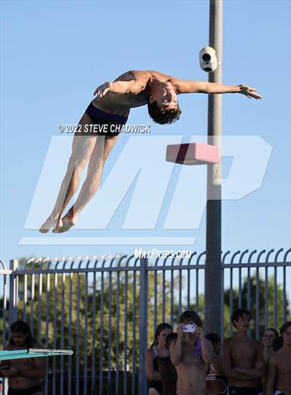 Thumbnail 1 in Gilbert Classical, Morenci & Higley at Williams Field (Boys Dive) photogallery.