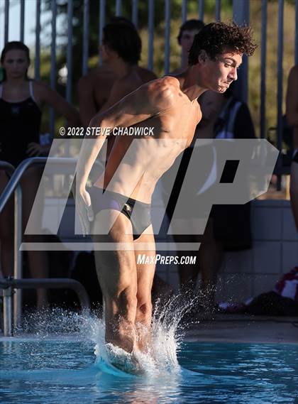 Thumbnail 3 in Gilbert Classical, Morenci & Higley at Williams Field (Boys Dive) photogallery.