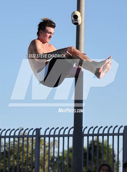 Thumbnail 3 in Gilbert Classical, Morenci & Higley at Williams Field (Boys Dive) photogallery.