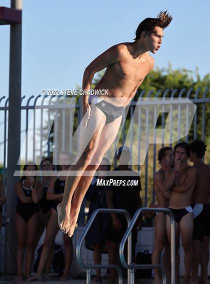Thumbnail 2 in Gilbert Classical, Morenci & Higley at Williams Field (Boys Dive) photogallery.