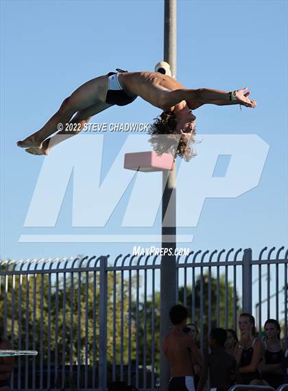 Thumbnail 1 in Gilbert Classical, Morenci & Higley at Williams Field (Boys Dive) photogallery.