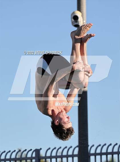 Thumbnail 1 in Gilbert Classical, Morenci & Higley at Williams Field (Boys Dive) photogallery.