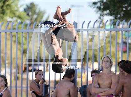 Thumbnail 1 in Gilbert Classical, Morenci & Higley at Williams Field (Boys Dive) photogallery.