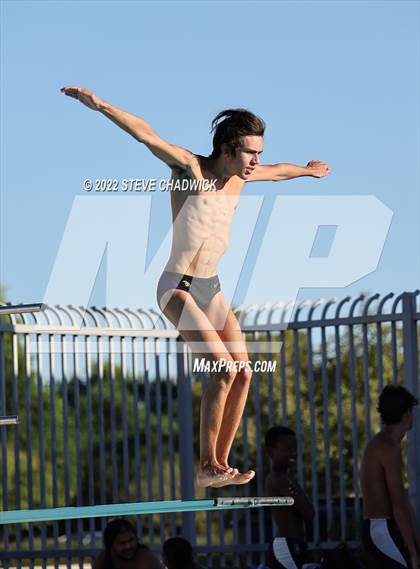 Thumbnail 1 in Gilbert Classical, Morenci & Higley at Williams Field (Boys Dive) photogallery.