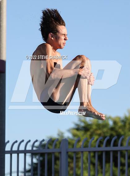 Thumbnail 1 in Gilbert Classical, Morenci & Higley at Williams Field (Boys Dive) photogallery.