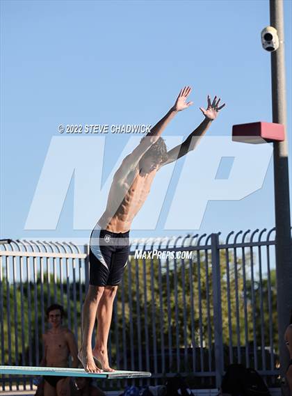 Thumbnail 3 in Gilbert Classical, Morenci & Higley at Williams Field (Boys Dive) photogallery.