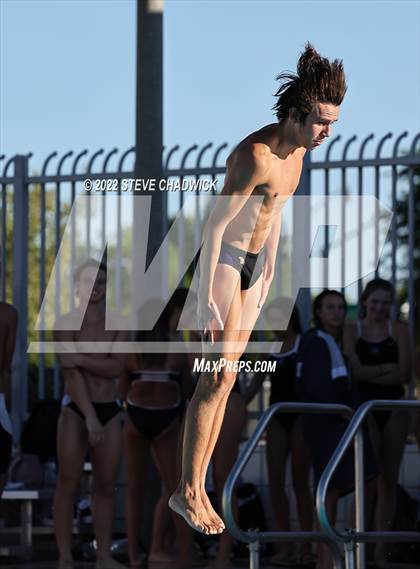Thumbnail 2 in Gilbert Classical, Morenci & Higley at Williams Field (Boys Dive) photogallery.