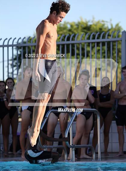Thumbnail 1 in Gilbert Classical, Morenci & Higley at Williams Field (Boys Dive) photogallery.