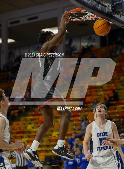 Thumbnail 2 in Dixie vs. Layton Christian Academy (UHSAA 4A Semifinal) photogallery.
