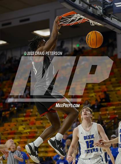 Thumbnail 3 in Dixie vs. Layton Christian Academy (UHSAA 4A Semifinal) photogallery.