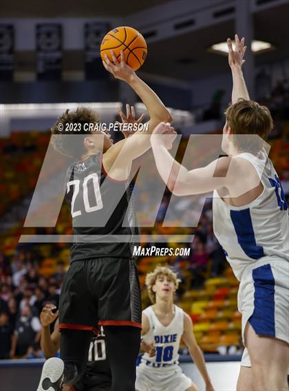 Thumbnail 3 in Dixie vs. Layton Christian Academy (UHSAA 4A Semifinal) photogallery.