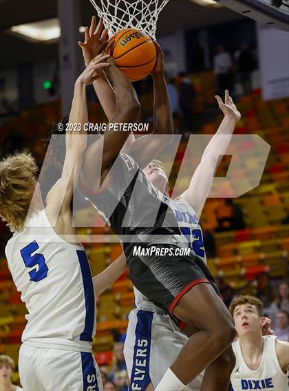 Thumbnail 1 in Dixie vs. Layton Christian Academy (UHSAA 4A Semifinal) photogallery.