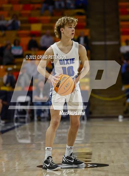 Thumbnail 3 in Dixie vs. Layton Christian Academy (UHSAA 4A Semifinal) photogallery.