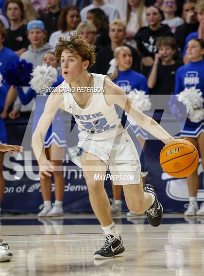 Thumbnail 1 in Dixie vs. Layton Christian Academy (UHSAA 4A Semifinal) photogallery.