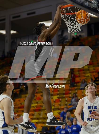 Thumbnail 1 in Dixie vs. Layton Christian Academy (UHSAA 4A Semifinal) photogallery.