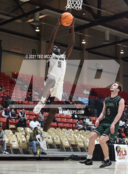 Thumbnail 2 in Calvary Baptist Academy vs Pine Bluff (King Cotton Classic) photogallery.
