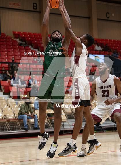 Thumbnail 2 in Calvary Baptist Academy vs Pine Bluff (King Cotton Classic) photogallery.