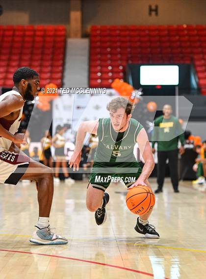Thumbnail 3 in Calvary Baptist Academy vs Pine Bluff (King Cotton Classic) photogallery.