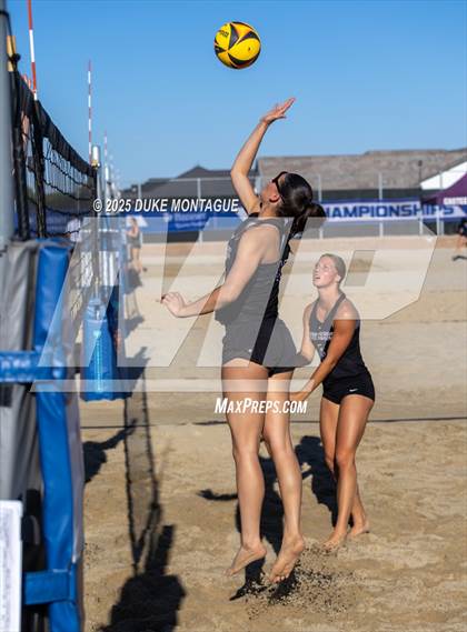 Thumbnail 3 in Queen Creek vs Notre Dame Prep (AIA Pairs D-I Semifinals) photogallery.