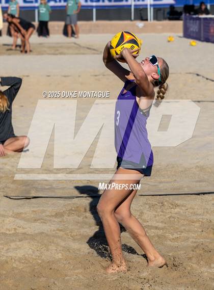 Thumbnail 3 in Queen Creek vs Notre Dame Prep (AIA Pairs D-I Semifinals) photogallery.