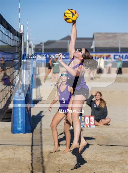 Thumbnail 3 in Queen Creek vs Notre Dame Prep (AIA Pairs D-I Semifinals) photogallery.