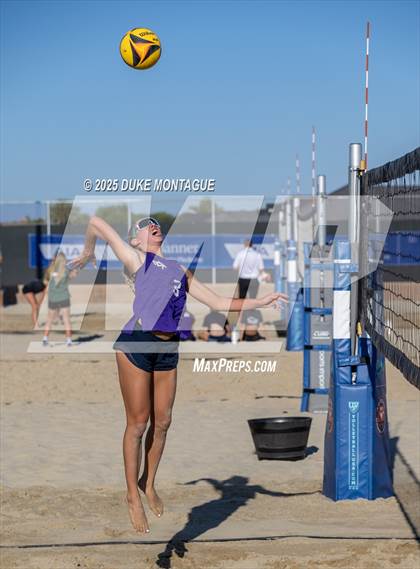 Thumbnail 3 in Queen Creek vs Notre Dame Prep (AIA Pairs D-I Semifinals) photogallery.