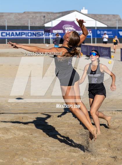 Thumbnail 2 in Queen Creek vs Notre Dame Prep (AIA Pairs D-I Semifinals) photogallery.