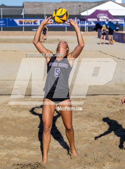 Thumbnail 2 in Queen Creek vs Notre Dame Prep (AIA Pairs D-I Semifinals) photogallery.