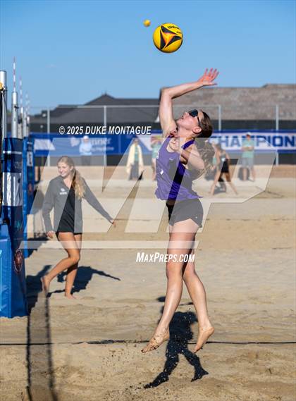 Thumbnail 1 in Queen Creek vs Notre Dame Prep (AIA Pairs D-I Semifinals) photogallery.