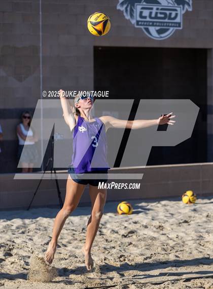 Thumbnail 3 in Queen Creek vs Notre Dame Prep (AIA Pairs D-I Semifinals) photogallery.