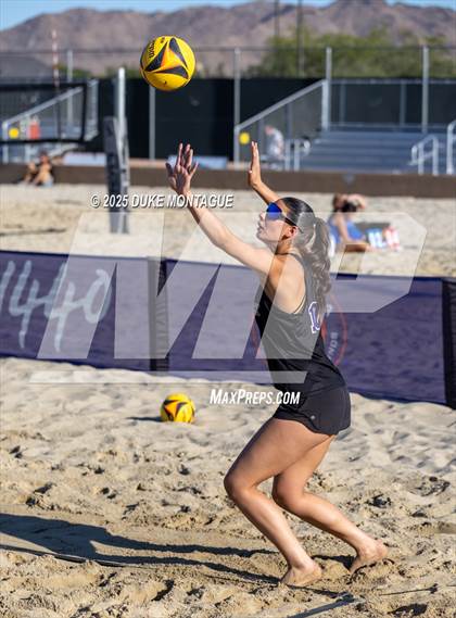 Thumbnail 1 in Queen Creek vs Notre Dame Prep (AIA Pairs D-I Semifinals) photogallery.