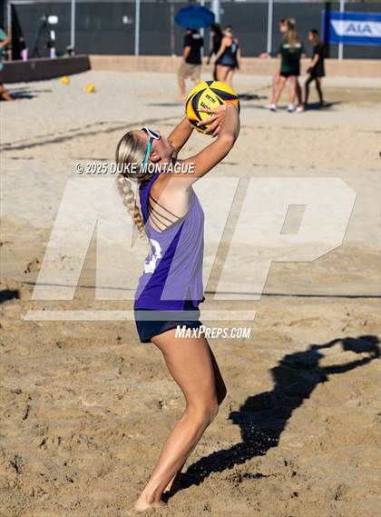 Thumbnail 1 in Queen Creek vs Notre Dame Prep (AIA Pairs D-I Semifinals) photogallery.