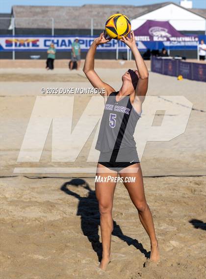 Thumbnail 3 in Queen Creek vs Notre Dame Prep (AIA Pairs D-I Semifinals) photogallery.