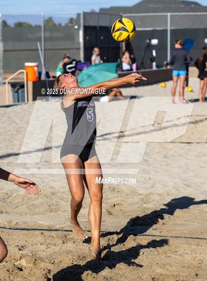 Thumbnail 1 in Queen Creek vs Notre Dame Prep (AIA Pairs D-I Semifinals) photogallery.
