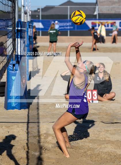 Thumbnail 3 in Queen Creek vs Notre Dame Prep (AIA Pairs D-I Semifinals) photogallery.
