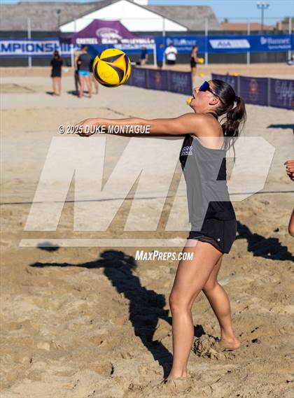 Thumbnail 1 in Queen Creek vs Notre Dame Prep (AIA Pairs D-I Semifinals) photogallery.