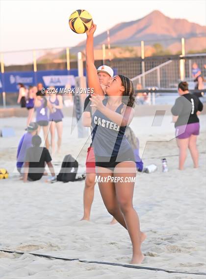 Thumbnail 1 in Casteel vs.  Mountain View, Mesa (AIA DI Pairs Round 1 Playoff) photogallery.