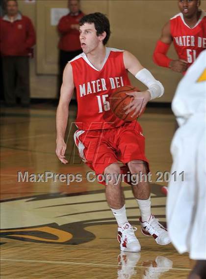 Thumbnail 3 in Eisenhower vs. Mater Dei (CIF SS Playoffs) photogallery.