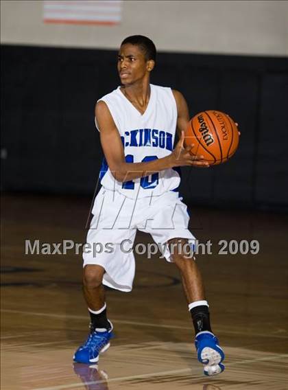 Thumbnail 1 in Dickinson vs. De Soto (McDonalds Texas Invitational) photogallery.