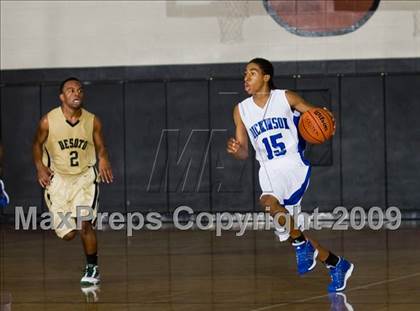Thumbnail 2 in Dickinson vs. De Soto (McDonalds Texas Invitational) photogallery.