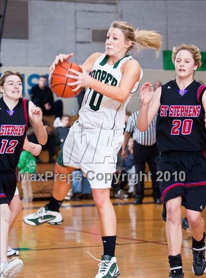 Thumbnail 2 in John Cooper vs St. Stephen's (Southwest Prep Tournament) photogallery.