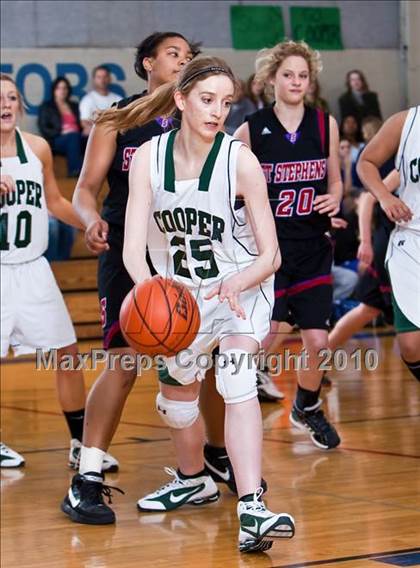 Thumbnail 2 in John Cooper vs St. Stephen's (Southwest Prep Tournament) photogallery.