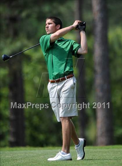 Thumbnail 1 in NCHSAA State 4A Boys Golf Championships (Day 2) photogallery.