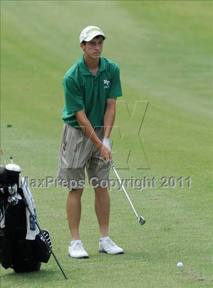Thumbnail 2 in NCHSAA State 4A Boys Golf Championships (Day 2) photogallery.