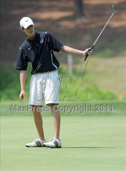 Thumbnail 3 in NCHSAA State 4A Boys Golf Championships (Day 2) photogallery.