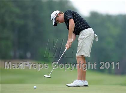 Thumbnail 2 in NCHSAA State 4A Boys Golf Championships (Day 2) photogallery.