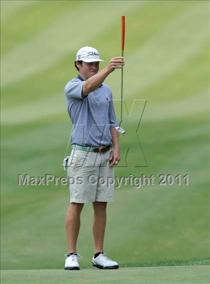 Thumbnail 2 in NCHSAA State 4A Boys Golf Championships (Day 2) photogallery.